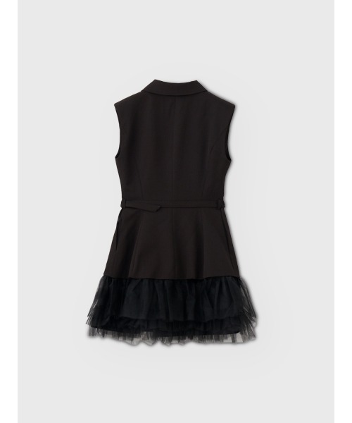 EIMY ISTOIRE(エイミーイストワール)の「2WAY JACKET MINI DRESS(ワンピース・レディース・グレー/ブラック・38/36)」の11枚目の写真