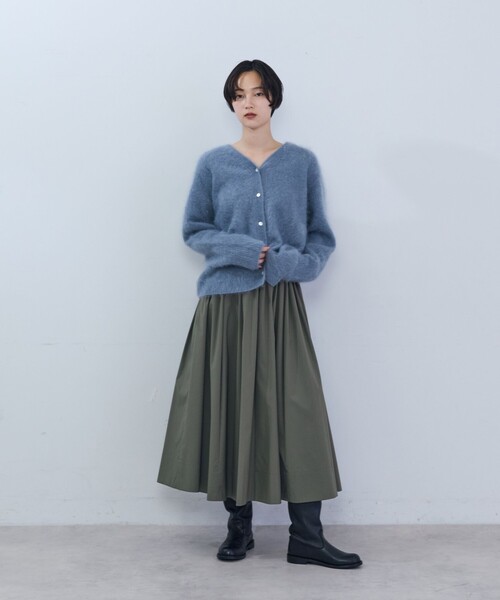 ADIEU TRISTESSE（アデュートリステス）の「ウールファー加工カーディガン（カーディガン/ボレロ・レディース・ピンク/グレー/ブルーグレー・FREE）」の19枚目の写真