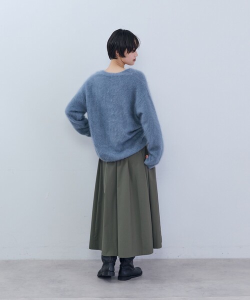 ADIEU TRISTESSE（アデュートリステス）の「ウールファー加工カーディガン（カーディガン/ボレロ・レディース・ピンク/グレー/ブルーグレー・FREE）」の21枚目の写真