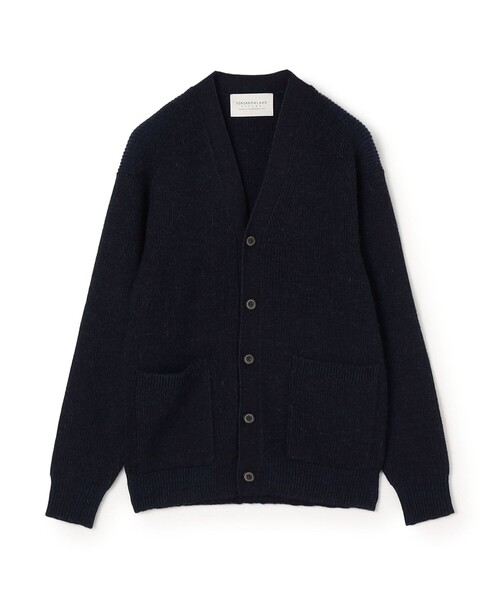 TOMORROWLAND (トゥモローランド)の「【WEB先行予約】TOMORROWLAND tricot アルパカ 片畦 Vネックカーディガン(カーディガン/ボレロ・メンズ・オフホワイト/ネイビー/テラコッタ・M/S/L)」の1枚目の写真