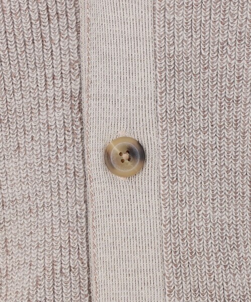 TOMORROWLAND (トゥモローランド)の「【WEB先行予約】TOMORROWLAND tricot アルパカ 片畦 Vネックカーディガン(カーディガン/ボレロ・メンズ・オフホワイト/ネイビー/テラコッタ・M/S/L)」の13枚目の写真
