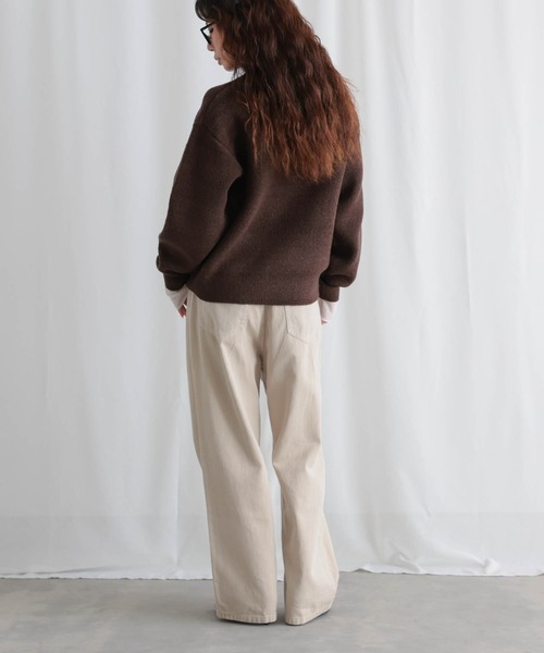 for/c(フォーシー)の「ブークレダブルフェイストップス【サスティナブル】(ニット/セーター・レディース・ブラウン/ブラック/アイボリー・L/M/LL)」の20枚目の写真