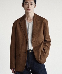 WYM LIDNM（ウィム バイ リドム）の「FAUX SUEDE TAILORED JACKET（テーラードジャケット）」