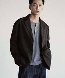 WYM LIDNM（ウィム バイ リドム）の「FAUX SUEDE TAILORED JACKET（テーラードジャケット）」