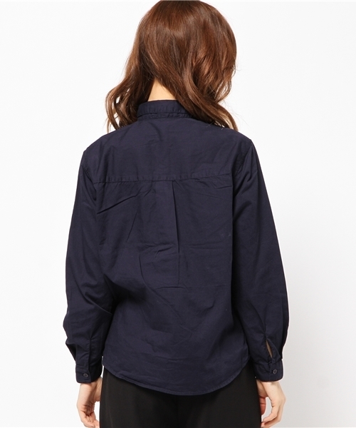 MOUSSY（マウジー）の「VINTAGE SCARF SH（シャツ/ブラウス・レディース・ホワイト系その他/ダークネイビー・FREE）」の5枚目の写真