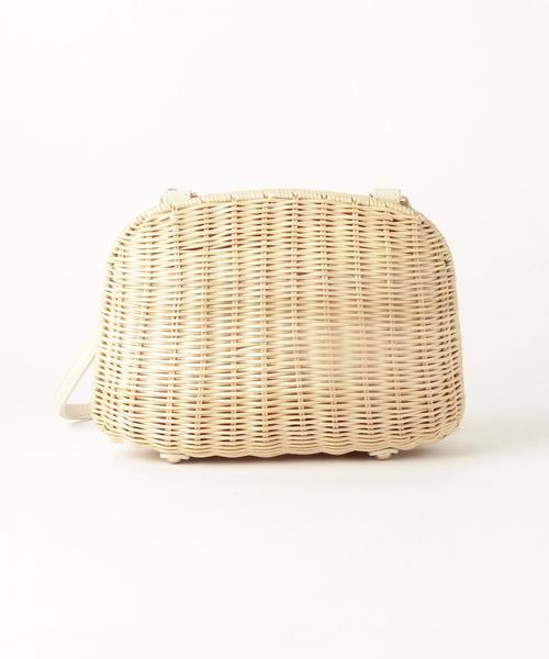 Another Edition（アナザーエディション）の「ラタンショルダーバッグ/AEBFC RTN SHLD（ショルダーバッグ・レディース・ナチュラル/ライム・FREE）」の4枚目の写真