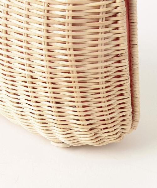 Another Edition（アナザーエディション）の「ラタンショルダーバッグ/AEBFC RTN SHLD（ショルダーバッグ・レディース・ナチュラル/ライム・FREE）」の6枚目の写真