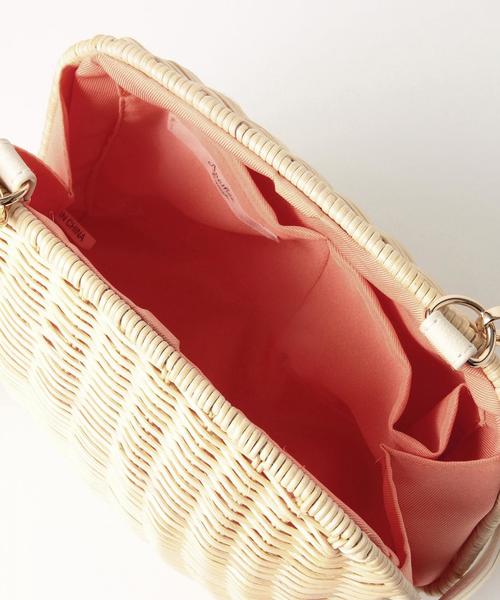 Another Edition（アナザーエディション）の「ラタンショルダーバッグ/AEBFC RTN SHLD（ショルダーバッグ・レディース・ナチュラル/ライム・FREE）」の9枚目の写真