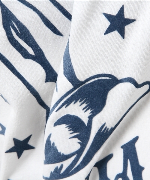 X-girl(エックスガール)の「HAND S/S TEE /Tシャツ/TEE/トップス/夏/ロゴ/グラフィック(Tシャツ/カットソー・レディース・ホワイト/チャコールグレー・1/2)」の7枚目の写真