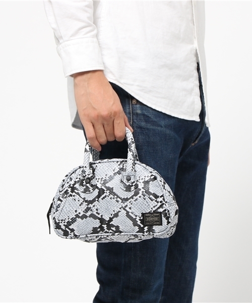 HEAD PORTER(ヘッドポーター)の「PYTHON/2WAY BOSTON BAG (XS)(ボストンバッグ・メンズ・アニマル・ONE SIZE)」の8枚目の写真