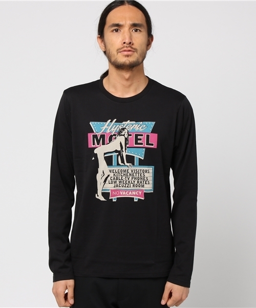 HYSTERIC GLAMOUR(ヒステリックグラマー)の「MOTEL VISITORS pt T-SH(Tシャツ/カットソー・メンズ・ホワイト/トップグレー/ブラック・SMALL/MEDIUM/LARGE)」の10枚目の写真