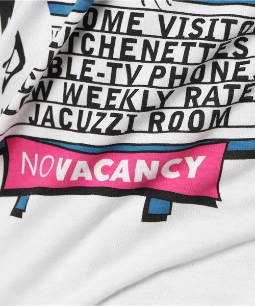 HYSTERIC GLAMOUR(ヒステリックグラマー)の「MOTEL VISITORS pt T-SH(Tシャツ/カットソー・メンズ・ホワイト/トップグレー/ブラック・SMALL/MEDIUM/LARGE)」の9枚目の写真