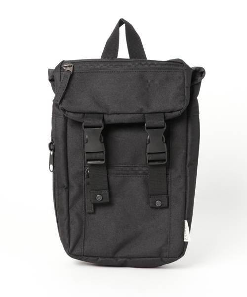 WEGO(ウィゴー)の「WEGO/フラップボディバッグ(ボディバッグ/ウエストポーチ・メンズ・グレー/ブラック/ネイビー・FREE)」の1枚目の写真