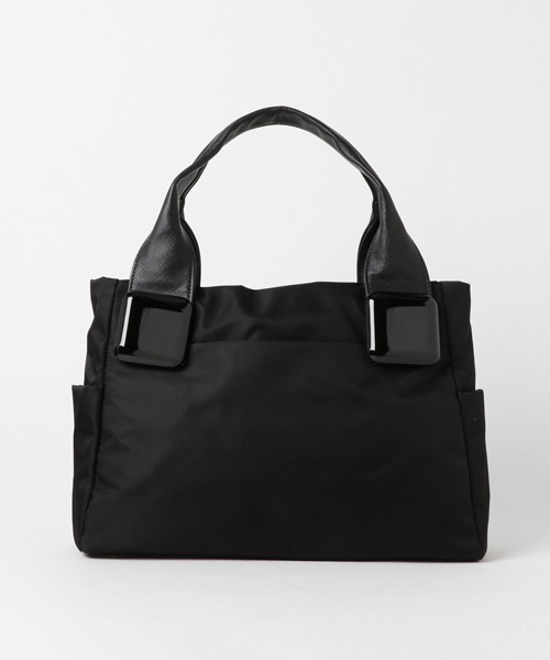 セール】【軽量】 7つのポケット付！ ナイロントートバッグ ユニ