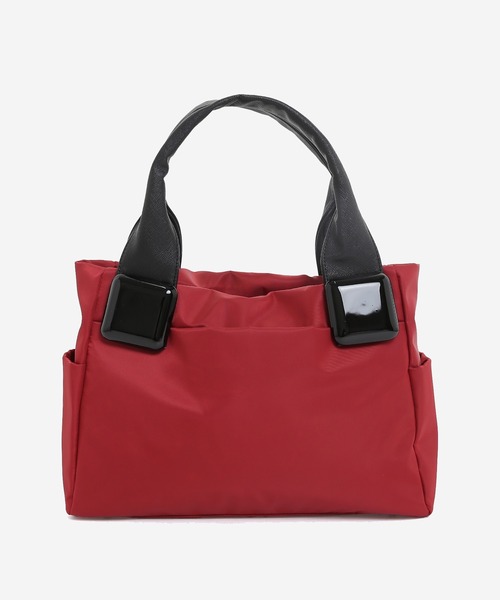 セール】【軽量】 7つのポケット付！ ナイロントートバッグ ユニ