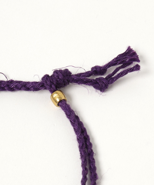 Esperanto（エスペラント）の「esperanto (エスペラント)/ヘンプ　アンクレット（アンクレット・メンズ・パープル/イエロー/オレンジ/ブラック/ブラウン/グリーン/オフホワイト/ナチュラル/ブルー/ターコイズブルー/レッド・ONE SIZE）」の12枚目の写真