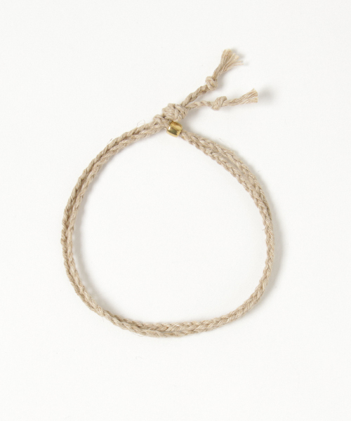 Esperanto（エスペラント）の「esperanto (エスペラント)/ヘンプ　アンクレット（アンクレット・メンズ・パープル/イエロー/オレンジ/ブラック/ブラウン/グリーン/オフホワイト/ナチュラル/ブルー/ターコイズブルー/レッド・ONE SIZE）」の18枚目の写真