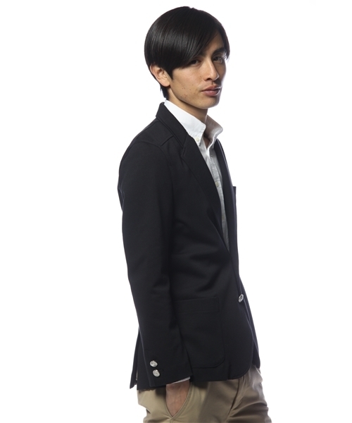 SHIPS JET BLUE(シップスジェットブルー)の「エンブレムスクールジャケット(テーラードジャケット・メンズ・ブラック/ネイビー・MEDIUM/LARGE/SMALL)」の3枚目の写真