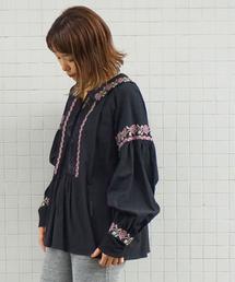 Another Edition | エンブロトリミングブラウス(シャツ/ブラウス)
