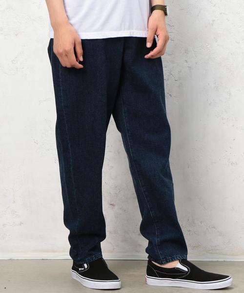 green label relaxing(グリーンレーベルリラクシング)の「ST BLN 5ポケット セルビッチデニムパンツ ◆(デニムパンツ・メンズ・ブラック/ネイビー・MEDIUM/SMALL/LARGE)」の2枚目の写真