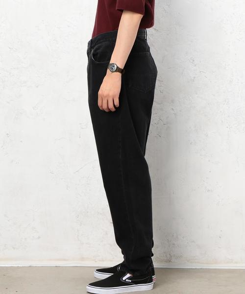 green label relaxing(グリーンレーベルリラクシング)の「ST BLN 5ポケット セルビッチデニムパンツ ◆(デニムパンツ・メンズ・ブラック/ネイビー・MEDIUM/SMALL/LARGE)」の5枚目の写真