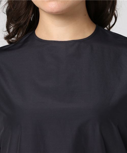 muller of yoshiokubo(ミュラーオブヨシオクボ)の「【muller of yoshiokubo】Gather sleeve top MLF17208(シャツ/ブラウス・レディース・ネイビー/ベージュ・38)」の5枚目の写真