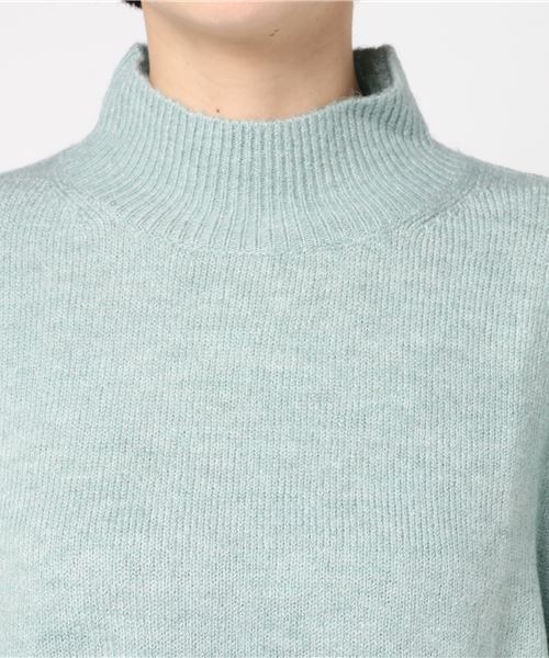 earth music&ecology（アースミュージックアンドエコロジー）の「・ショートボリュームニットプルオーバー（ニット/セーター・レディース・チャコールグレー/ベージュ/ネイビー/アイボリー/ミント/ピンクベージュ・FREE）」の11枚目の写真