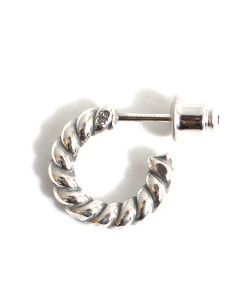 YUKI Sleep 三つ編みピアス　片耳用　silver 39/サンク TWT Silver Pierce（ピアス（片耳用））｜SunKu