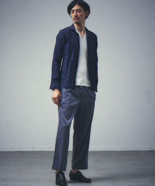 5351 POUR LES HOMMES(ゴーサンゴーイチプールオム)の「フィブリルキュプラトラックバギーパンツ(その他パンツ・メンズ・ベージュ/ブラック/グレー・44/46/48)」の10枚目の写真