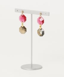【rurururu】2カラースワロフスキーピアス
