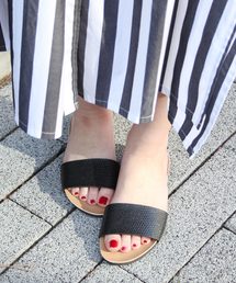 PLAKTON | 【PLAKTON/プラクトン】WEB限定 フラットサンダル(サンダル)