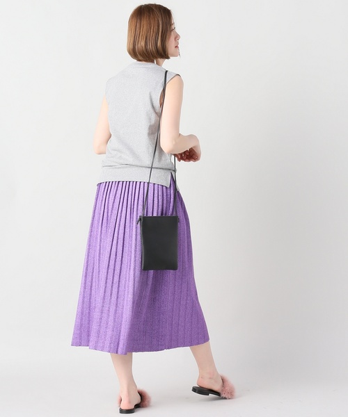 journal standard L'essage（ジャーナルスタンダードレサージュ）の「16/-ノースリーブＴシャツ#（Tシャツ/カットソー・レディース・ブラック/チャコールグレー/ホワイト・FREE）」の7枚目の写真