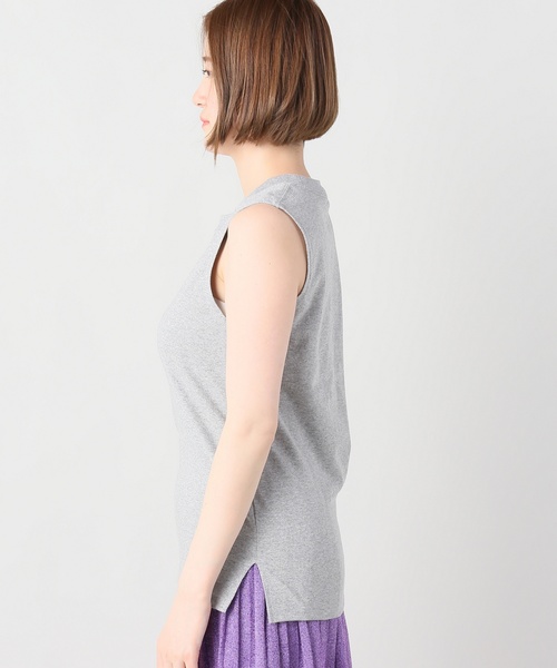 journal standard L'essage（ジャーナルスタンダードレサージュ）の「16/-ノースリーブＴシャツ#（Tシャツ/カットソー・レディース・ブラック/チャコールグレー/ホワイト・FREE）」の11枚目の写真