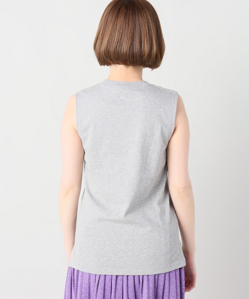 journal standard L'essage（ジャーナルスタンダードレサージュ）の「16/-ノースリーブＴシャツ#（Tシャツ/カットソー・レディース・ブラック/チャコールグレー/ホワイト・FREE）」の12枚目の写真