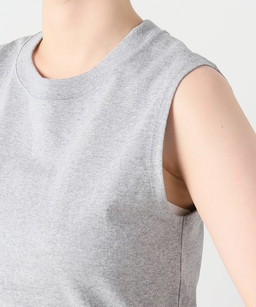 journal standard L'essage（ジャーナルスタンダードレサージュ）の「16/-ノースリーブＴシャツ#（Tシャツ/カットソー・レディース・ブラック/チャコールグレー/ホワイト・FREE）」の13枚目の写真