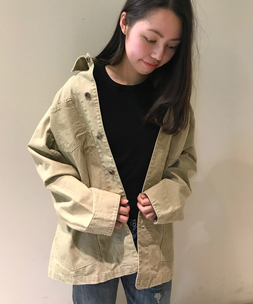 GREEN BOWL（グリーンボウル）の「Canvas Damage Coverall/キャンバス ダメージ カバーオール（カバーオール