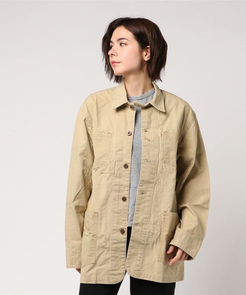 GREEN BOWL（グリーンボウル）の「Canvas Damage Coverall/キャンバス ダメージ カバーオール（カバーオール