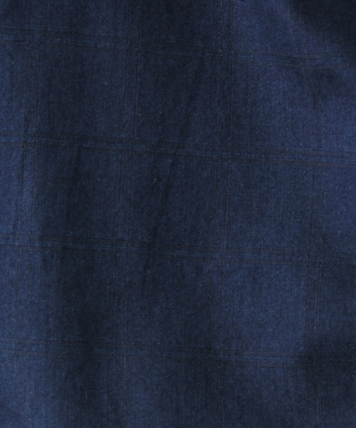 RAGEBLUE（レイジブルー）の「デニムスキッパー/797553（シャツ/ブラウス・メンズ・ライトブルー/ネイビー・LARGE/SMALL/MEDIUM）」の12枚目の写真