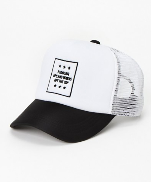 VENCEEXCHANGE（ヴァンスエクスチェンジ）の「刺繍ウレタンメッシュキャップ（キャップ・メンズ・ホワイト/ブラック/レッド・フリー）」の2枚目の写真