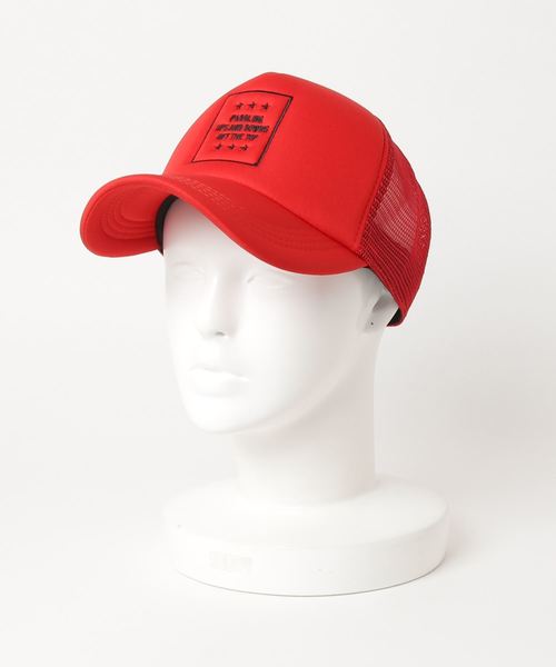 VENCEEXCHANGE（ヴァンスエクスチェンジ）の「刺繍ウレタンメッシュキャップ（キャップ・メンズ・ホワイト/ブラック/レッド・フリー）」の7枚目の写真
