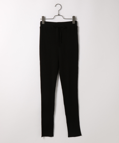 laboratory work（ラボラトリーワーク）の「リブカットパンツ（その他パンツ・レディース・ホワイト/ブラック/杢グレー・MEDIUM）」の2枚目の写真