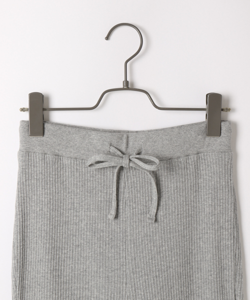 laboratory work（ラボラトリーワーク）の「リブカットパンツ（その他パンツ・レディース・ホワイト/ブラック/杢グレー・MEDIUM）」の6枚目の写真