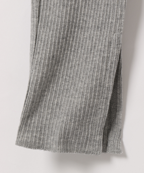 laboratory work（ラボラトリーワーク）の「リブカットパンツ（その他パンツ・レディース・ホワイト/ブラック/杢グレー・MEDIUM）」の8枚目の写真