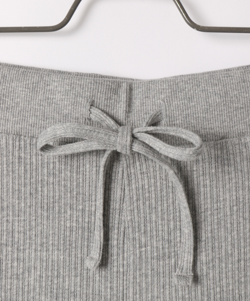 laboratory work（ラボラトリーワーク）の「リブカットパンツ（その他パンツ・レディース・ホワイト/ブラック/杢グレー・MEDIUM）」の9枚目の写真