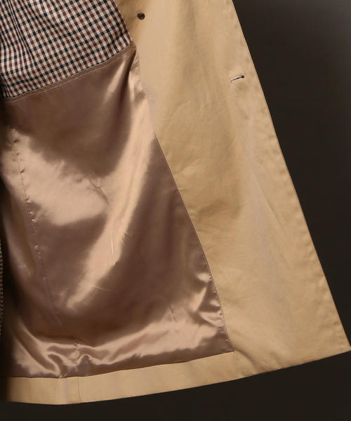 BEAUTY&YOUTH UNITED ARROWS（ビューティーアンドユースユナイテッドアローズ）の「BY ギャバジン トレンチコート о（トレンチコート・メンズ・ベージュ・MEDIUM/LARGE/SMALL/X-LARGE）」の12枚目の写真