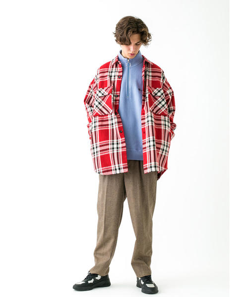 MONKEY TIME(モンキータイム)の「<monkey time> HEAVY CHECK TWILL OVER SIZED CPO/ネルシャツ ◆(シャツ/ブラウス・メンズ・ベージュ/レッド・LARGE/SMALL/MEDIUM/X-LARGE)」の15枚目の写真