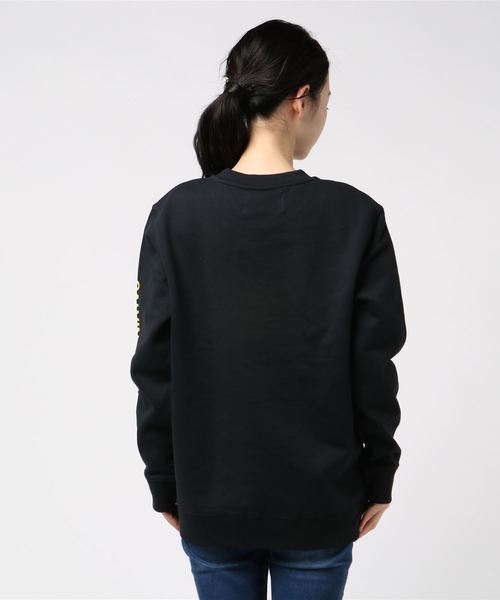Calvin Klein Jeans(カルヴァンクラインジーンズ)の「グラフィック プリント スウェット(スウェット・レディース・ブラック・L/M/S/XS)」の2枚目の写真