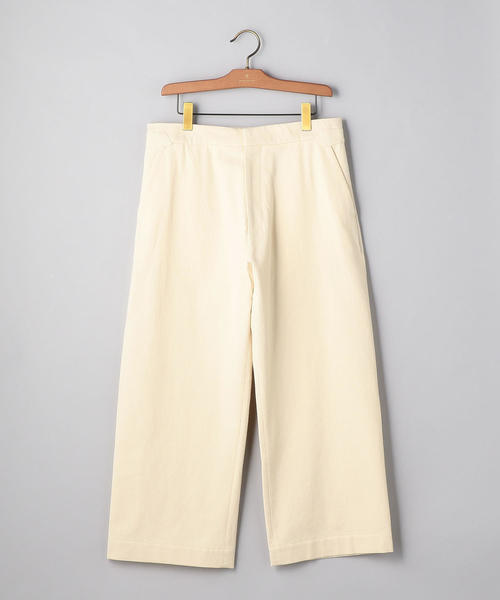 STUDIO NICHOLSON（スタジオニコルソン）の「＜STUDIO NICHOLSON（スタジオ ニコルソン）＞ VOLUME PT（その他パンツ・メンズ・ワインレッド/オフホワイト・SMALL/MEDIUM）」の5枚目の写真