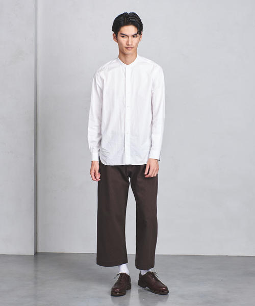 STUDIO NICHOLSON（スタジオニコルソン）の「＜STUDIO NICHOLSON（スタジオ ニコルソン）＞ VOLUME PT（その他パンツ・メンズ・ワインレッド/オフホワイト・SMALL/MEDIUM）」の11枚目の写真