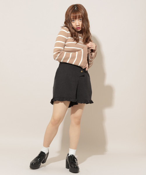 apres jour(アプレジュール)の「フリルネックニットトップス【ZOZOTOWN限定アイテム】(ニット/セーター・レディース・ブラウン系その他/ベージュ/ブラック/アイボリー/スモークピンク/ピンク系その他/その他・フリー)」の17枚目の写真